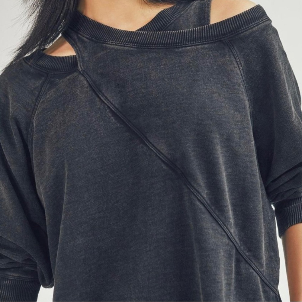 pilcro crossover sweatshirt